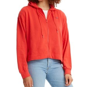 Levi’s womens fleece zip up hoodie